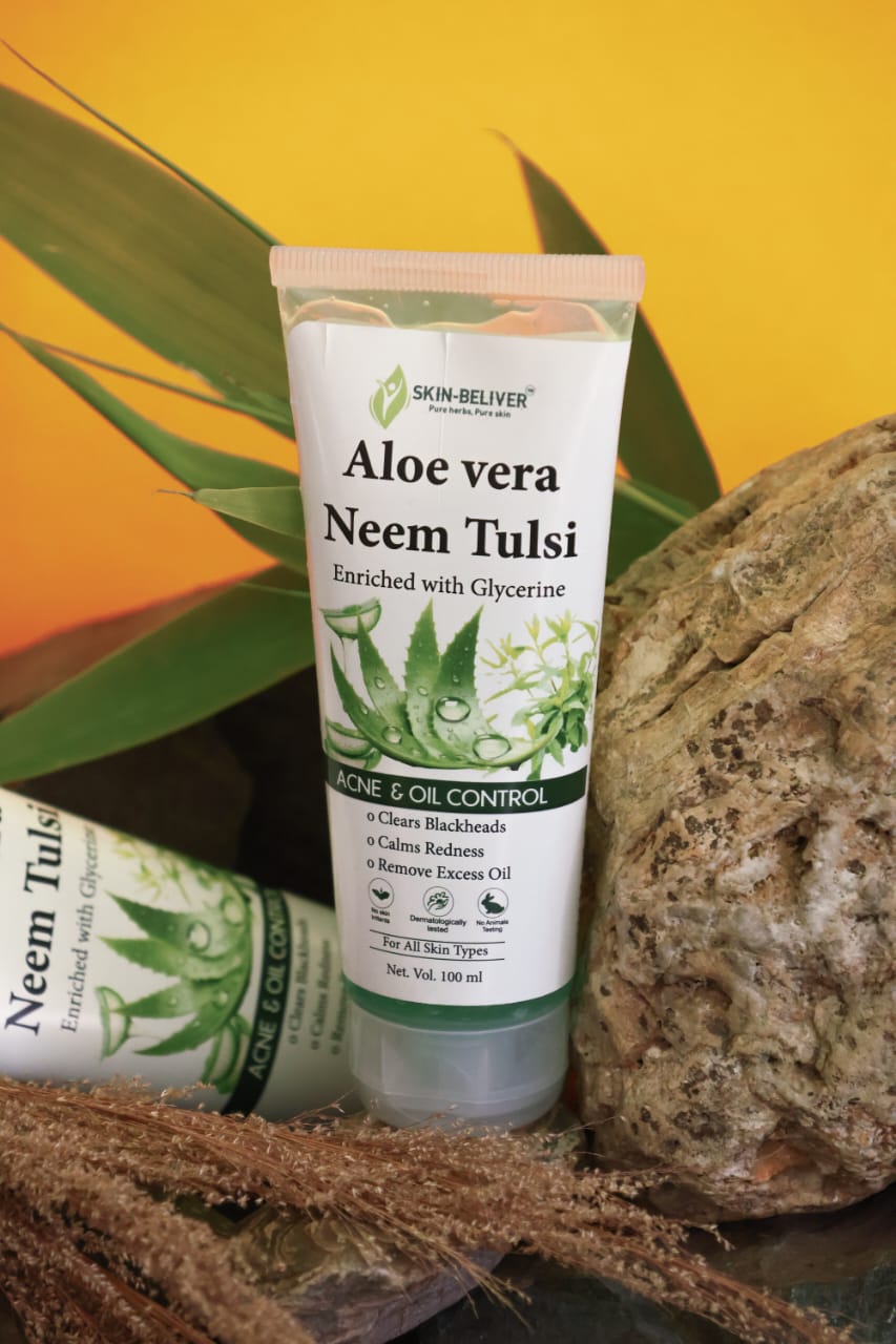 ALOE VERA NEEM TULSI FACE WASH  100ml